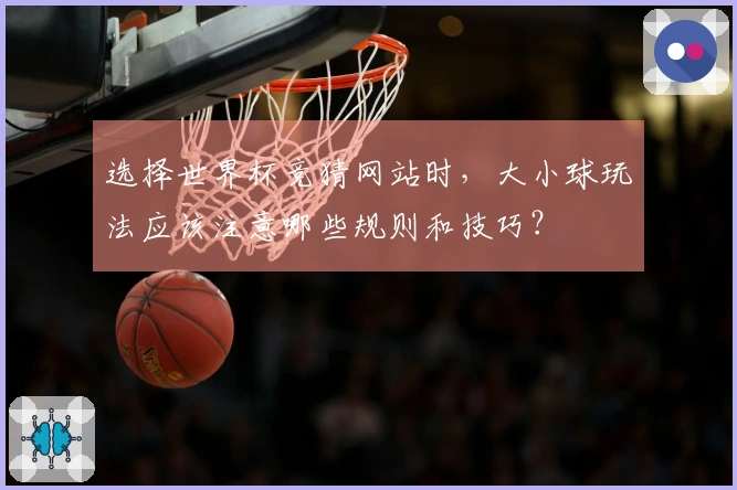 选择世界杯竞猜网站时，大小球玩法应该注意哪些规则和技巧？